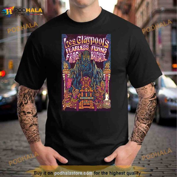 Les Claypool’s Fearless Flying Frog Brigade 2023 Tour Raleigh NC Shirt