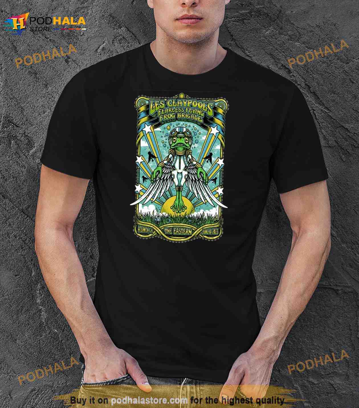 Les Claypool’s Fearless Flying Frog Brigade Atlanta GA The Eastern June 10 2023 Shirt Les Claypool’s Fearless Flying Frog Brigade Atlanta GA The Eastern June 10 2023 Shirt