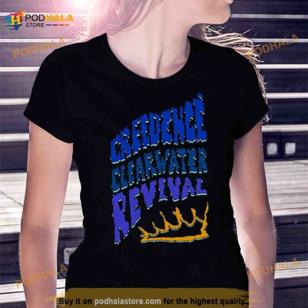 Lettering Ii Creedence Clearwater Revival Ccr Rock Music Shirt