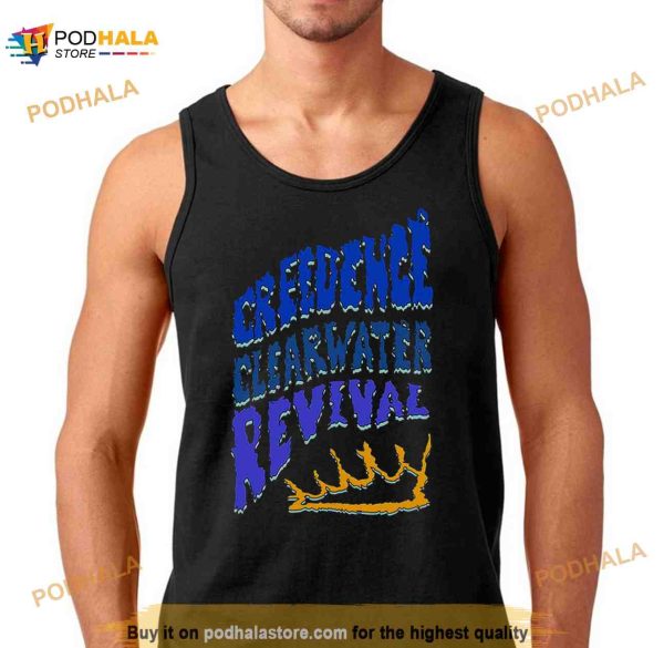 Lettering Ii Creedence Clearwater Revival Ccr Rock Music Shirt