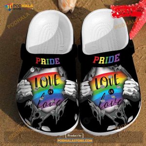 Lgbt Pride Love Is Rainbow Unisex Birthday Gifts Crocs Clog Shoes