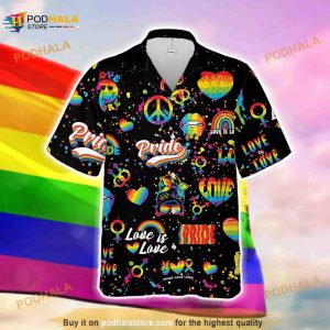 Lgbtq Pride Hawaiian Shirt For Men Women Lgbt Rainbow Pride Month Equality Shirt 2