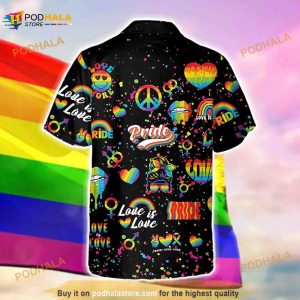 Lgbtq Pride Hawaiian Shirt For Men Women Lgbt Rainbow Pride Month Equality Shirt 3