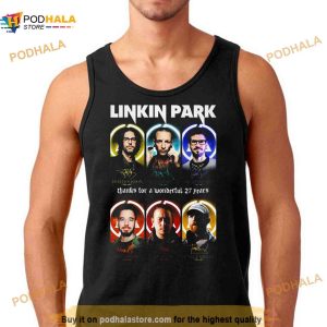 Linkin Park Thanks For A Wonderful 27 Years Signatures Shirt