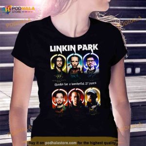 Linkin Park Thanks For A Wonderful 27 Years Signatures Shirt 2