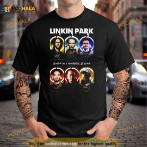 Linkin Park Thanks For A Wonderful 27 Years Signatures Shirt 3