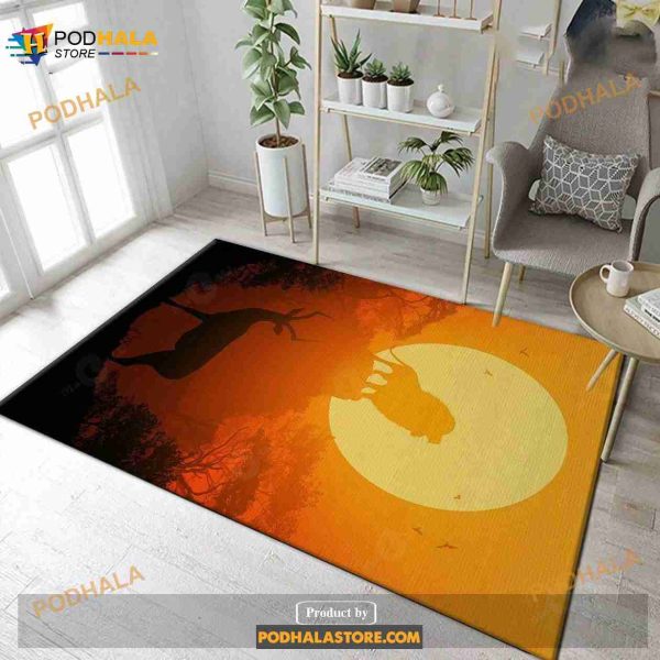 Lion Area Rug For Christmas Living Room Rug Christmas Gift
