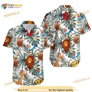 Lion King Disney Hawaiian Shirt, Vacation Disney Aloha Shirt For Fans