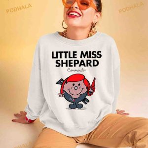 Little Miss Shepard Mass Effect Shirt 2