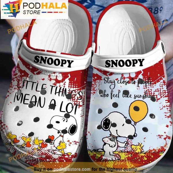 Little Thing Means A Lot Snoopy 3D Crocs Clog Shoes