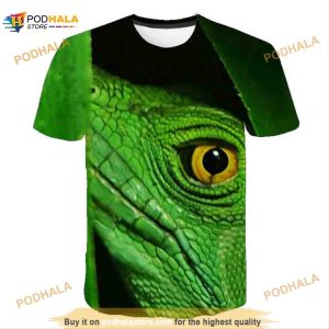Lizard Fashion Water Printed 3D Shirt Casual Animal