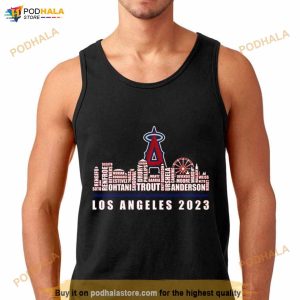 Los Angeles Angels 2023 Season Team Angels Players Names In City Shirt 2
