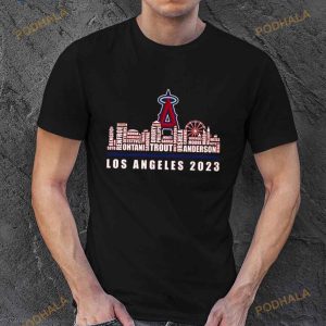 Los Angeles Angels 2023 Season Team Angels Players Names In City Shirt 3