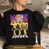 Los Angeles Lakers Austin Reaves Lebron James And Anthony Davis Abbey Road Signatures Shirt