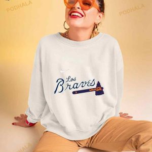 Los Bravos Atlanta Braves Shirt,Sweater, Hoodie, And Long Sleeved, Ladies,  Tank Top