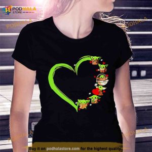 Love Baby Yoda In Heart Shirt 2