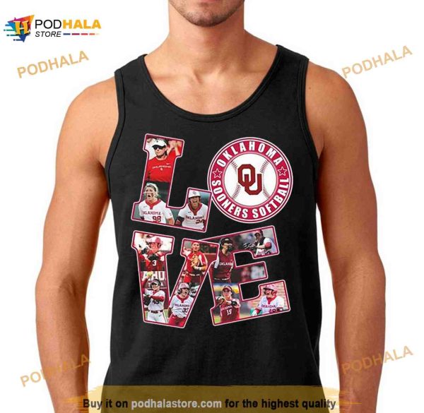 Love Oklahoma Sooners Women’s Softball Shirt