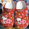 Love Snoopy And Woodstock Flower 3D Crocs Clog Shoes
