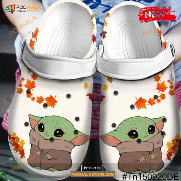 Lovely Baby Yoda Happy Thanksgiving Crocs Classic Clog Shoes