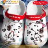 Lovely Snoopy Dog And Belle Classic 3D Crocs Shoes