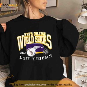 LSU Tigers 2023 Men’s College World Series Baseball T Shirt