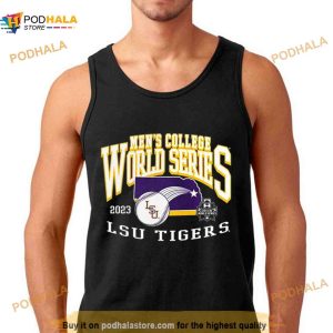 Lsu Tigers 2023 Men's College World Series Baseball T Shirt 2