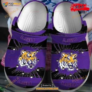 Lsu Tigers Unisex Fashion Style For Unisex & Kids Crocs Clog Shoes