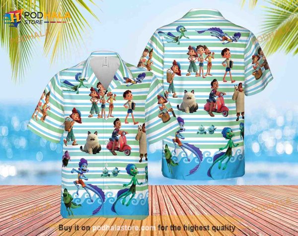 Luca Hawaiian Shirt, Gift Beach Shirt, Luca Funny Hawaiian Shirt