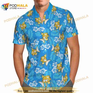 Magikarp Tropical Beach Pokemon 3d Funny Hawaiian Shirt 2
