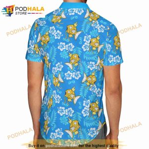 Magikarp Tropical Beach Pokemon 3d Funny Hawaiian Shirt 3