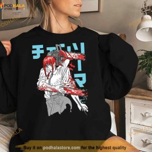 Makima Horror Anime Manga Chainsaw Man Shirt 2