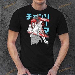 Makima Horror Anime Manga Chainsaw Man Shirt 3