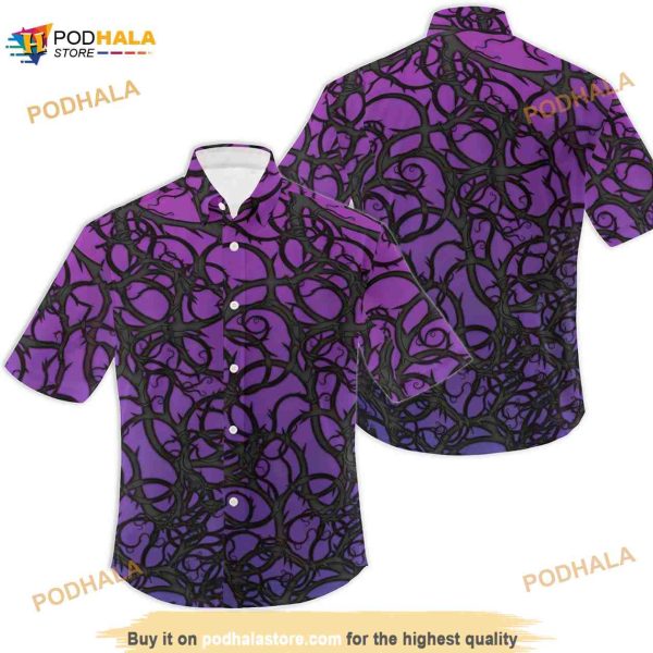 Maleficent Thorns Funny Hawaiian Shirt