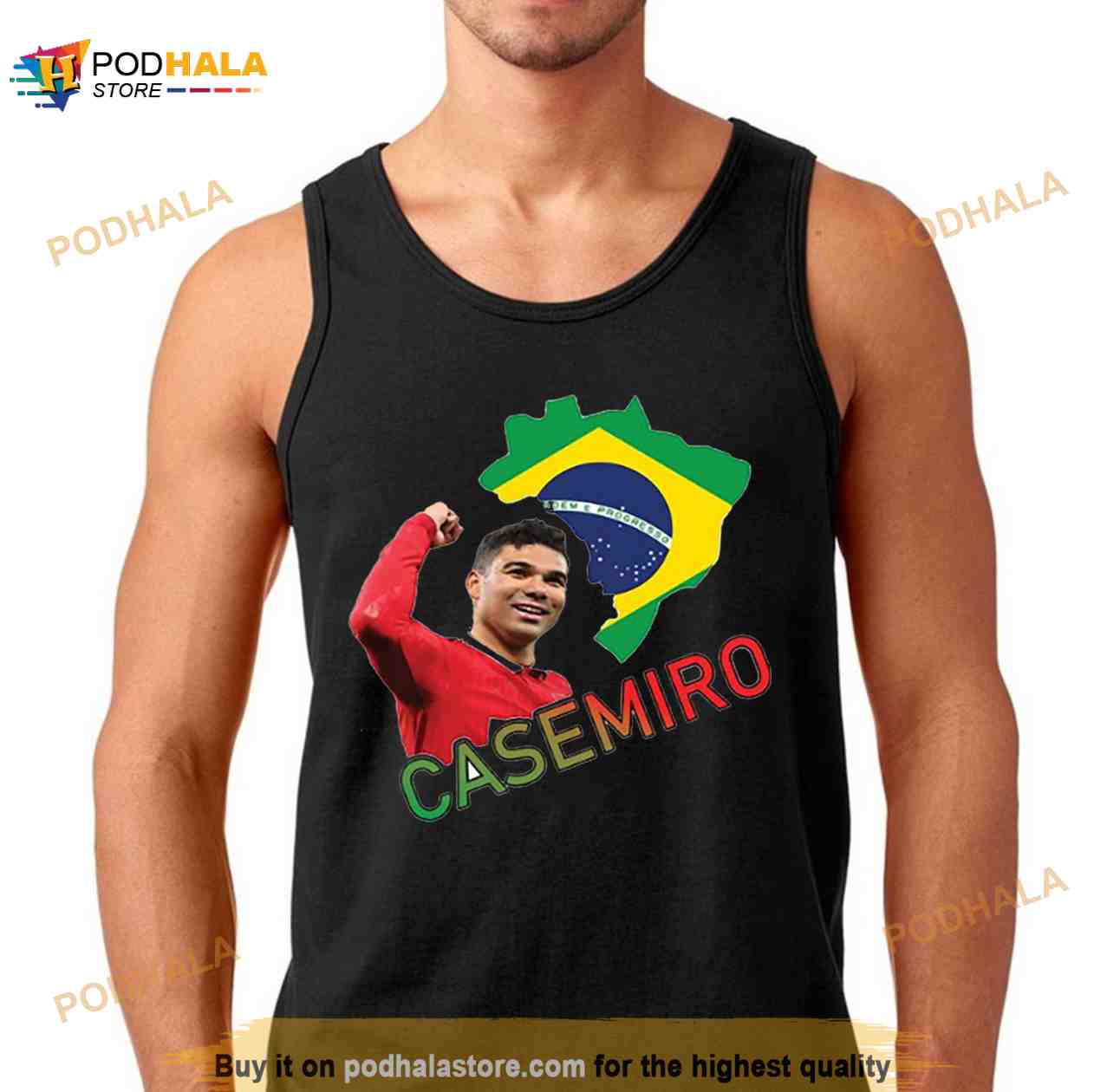 Man Utd’s Brazilian Casemiro Shirt Man Utd’s Brazilian Casemiro Shirt