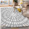 Mandala Flower 8 Area Rug Living Room Rug