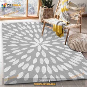 Mandala Flower 8 Area Rug Living Room Rug