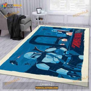 Mandalorian Baby Yoda Ver25 Noel Gift Rug Living Room Rug Home Decor Floor Decor