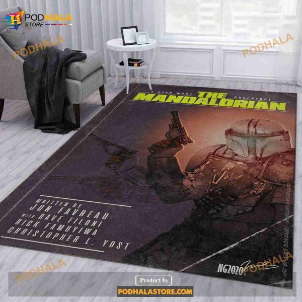 Mandalorian Baby Yoda Ver38 Area Rug Bedroom Rug Home Decor