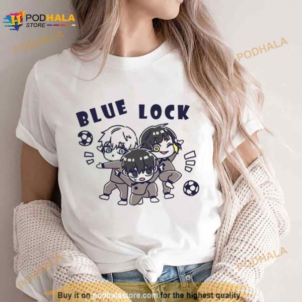 Manga Chibi Character Anime Blue Lock Shirt