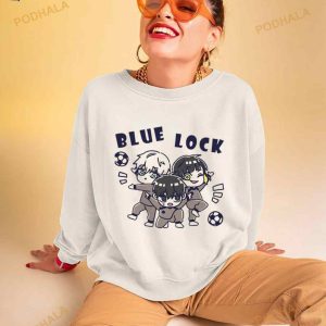 Manga Chibi Character Anime Blue Lock Shirt 3