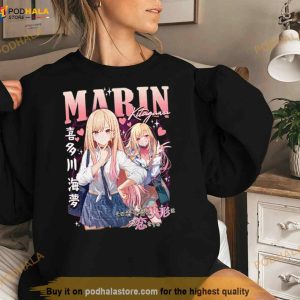 Marin Kitagawa My Dress Up Darling Kitagawa Anime Shirt 1