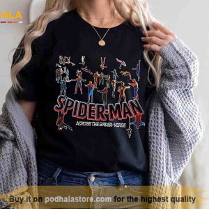 Marvel Spider-Man Across the Spider-Verse Funny Shirt, Superhero Comic TShirt