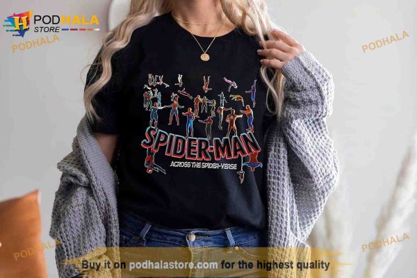 Marvel Spider-Man Across the Spider-Verse Funny Shirt, Superhero Comic TShirt