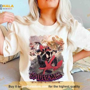 Marvel Spider-Man Across the Spider-Verse Shirt, Spiderman Superhero Comic Merch