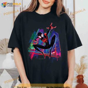 Marvel Spider man Miles Morales Graffiti City Unisex Shirt Sweatshirt Hoodie 2