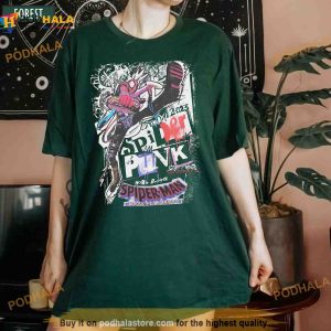 Marvel Spiderman Shirt Punks Not Dead With Great Power Comes No Future Tshirt 2