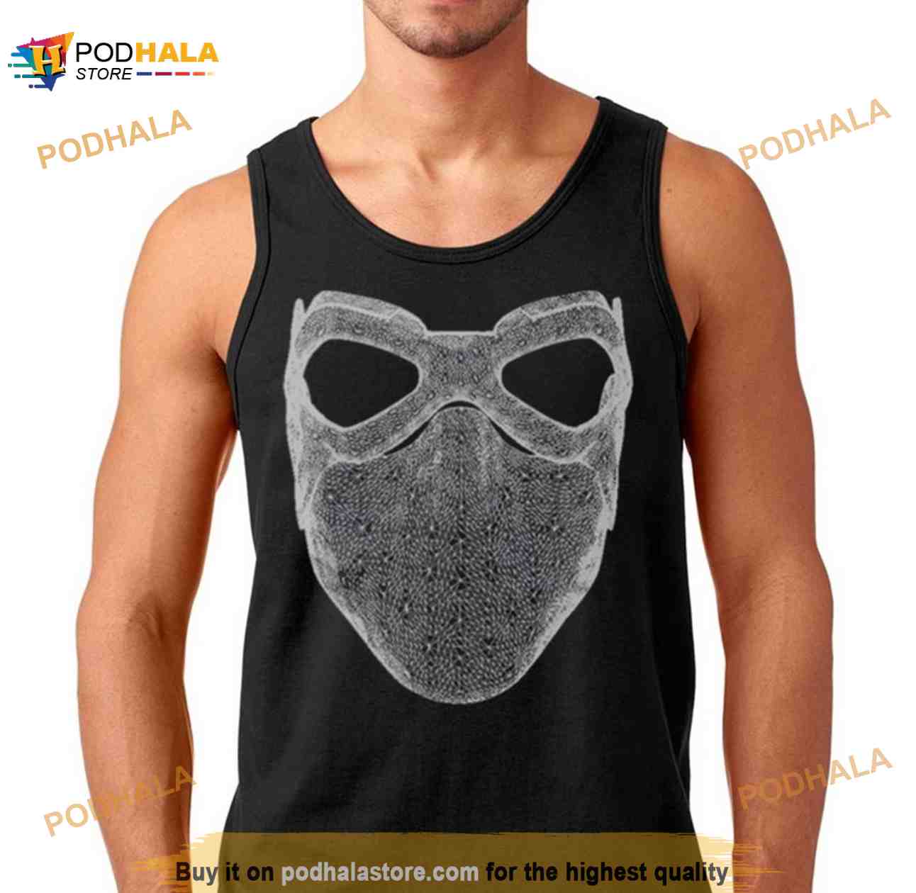 Mask Winter Soldier Shirt Mask Winter Soldier Shirt