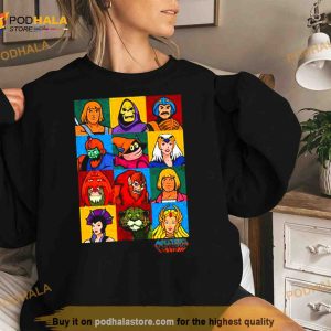 Masters Of The Universe Character Heads Shirt 2
