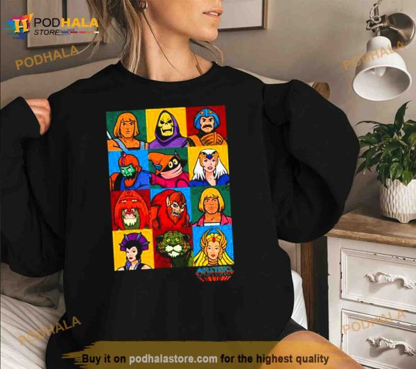 Masters Of The Universe Character Heads Shirt
