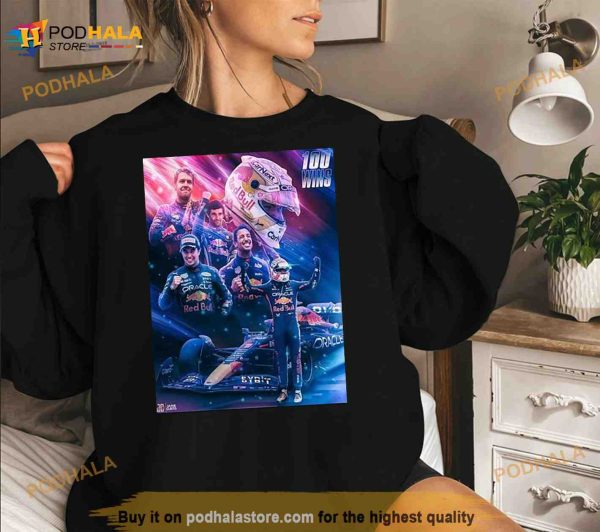 Max Verstappen Brings Home The 100th Win For Red Bull Racing Canadian GP F1 Shirt